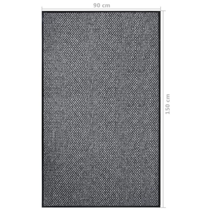 TrendyXL Deurmat 90x150 cm grijs