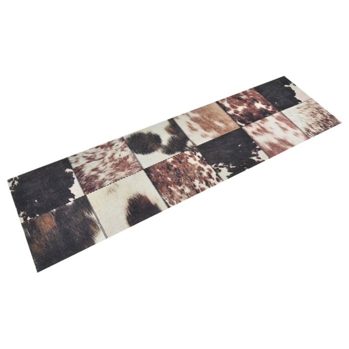 TrendyXL Keukenmat wasbaar dierenhuidprint 45x150 cm fluweel