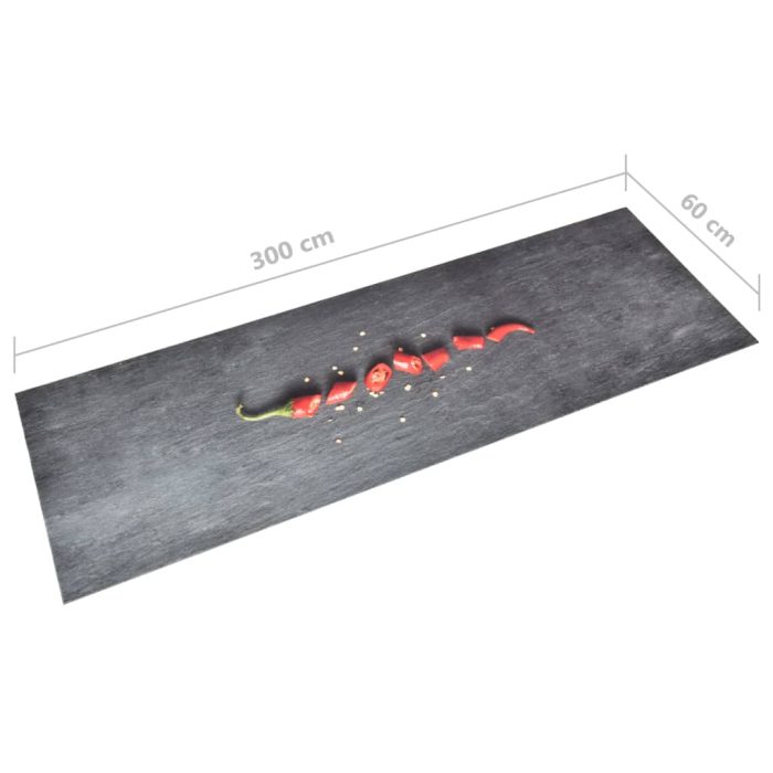 TrendyXL Keukenmat wasbaar Pepper 60x300 cm