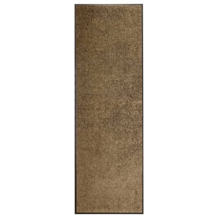 TrendyXL Deurmat wasbaar 60x180 cm bruin