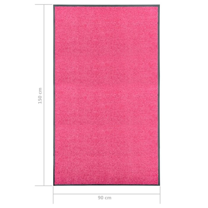 TrendyXL Deurmat wasbaar 90x150 cm roze