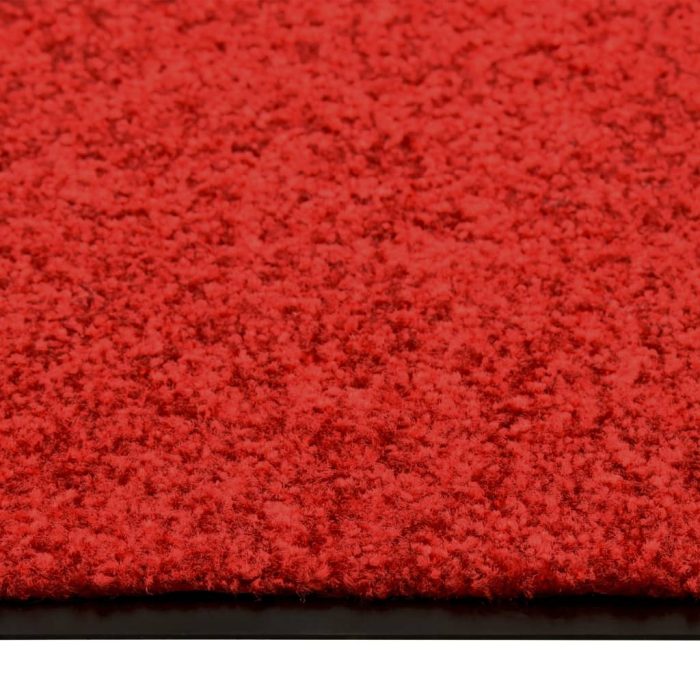 TrendyXL Deurmat wasbaar 60x180 cm rood