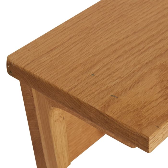 TrendyXL Kapstok 60x16x16 cm massief eikenhout