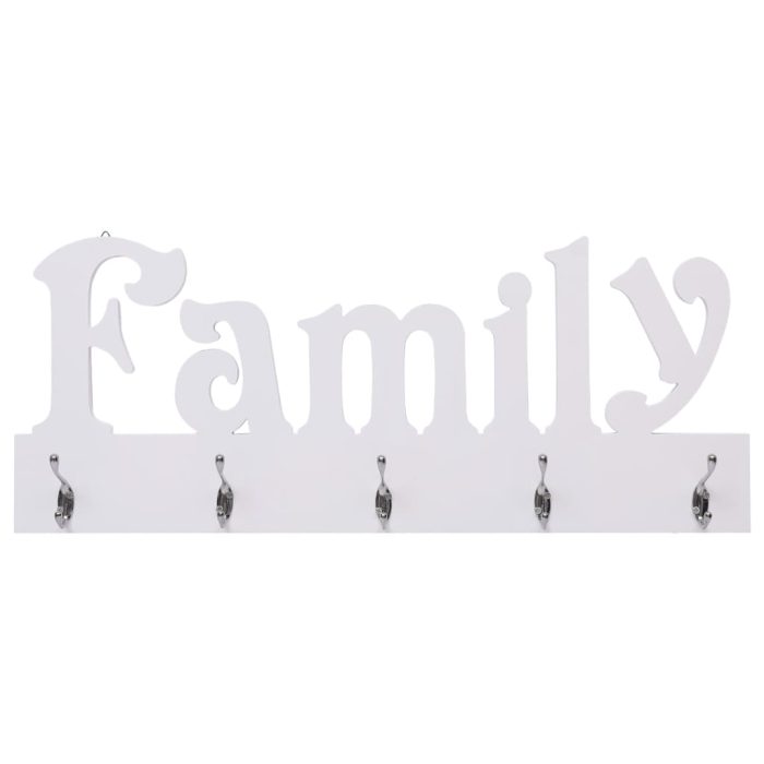 TrendyXL Wandkapstok FAMILY 74x29,5 cm