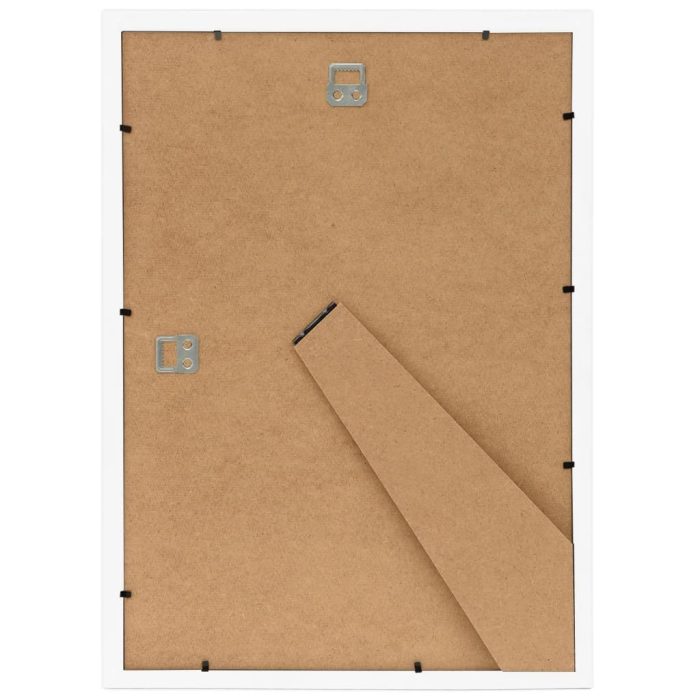 TrendyXL Fotolijsten 5 st voor wand of tafel 59,4x84 cm MDF wit