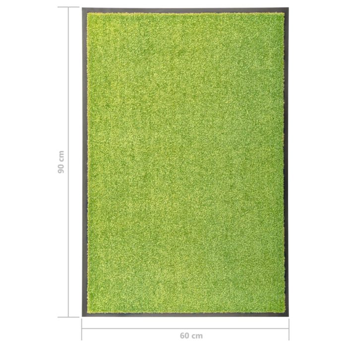 TrendyXL Deurmat wasbaar 60x90 cm groen