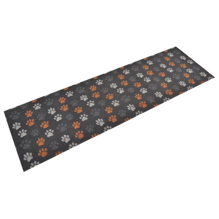 TrendyXL Keukenmat wasbaar potenprint 60x180 cm fluweel