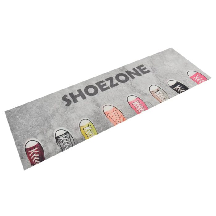 TrendyXL Keukenmat wasbaar shoezone-print 60x180 cm fluweel