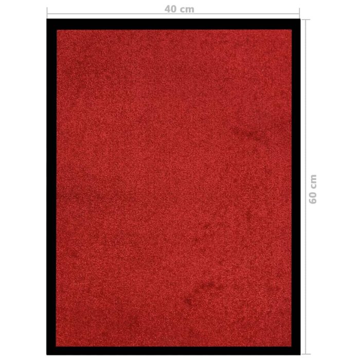 TrendyXL Deurmat 40x60 cm rood