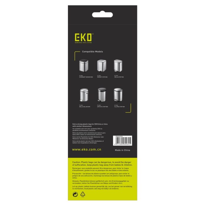 EKO Afvalzakkenset A 24x30 st 3-6 L wit