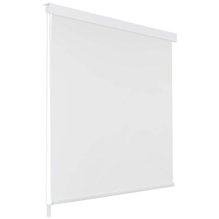 TrendyXL Rolgordijn voor douche 80x240 cm wit