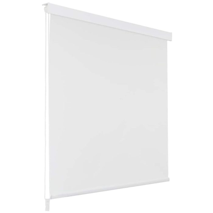 TrendyXL Rolgordijn voor douche 80x240 cm wit