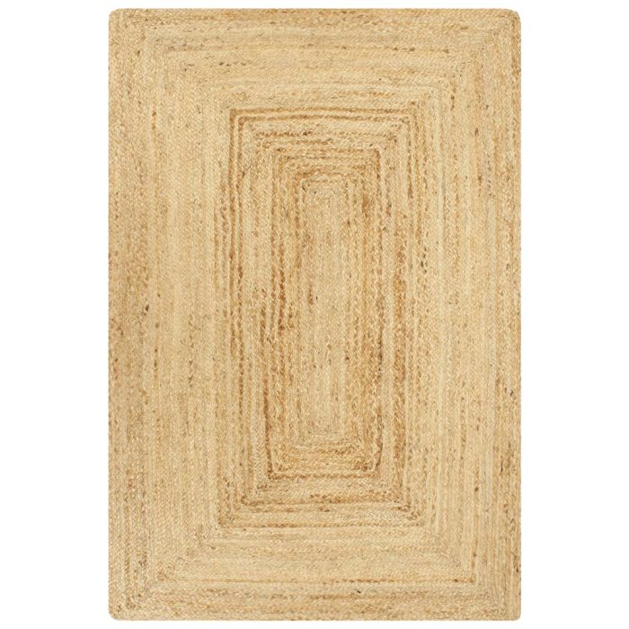 TrendyXL Vloerkleed handgemaakt 120x180 cm jute naturel