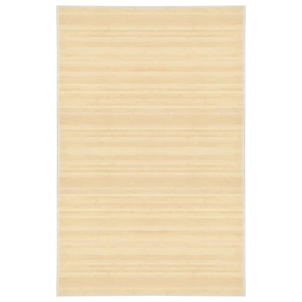 TrendyXL Tapijt 100x160 cm bamboe naturel