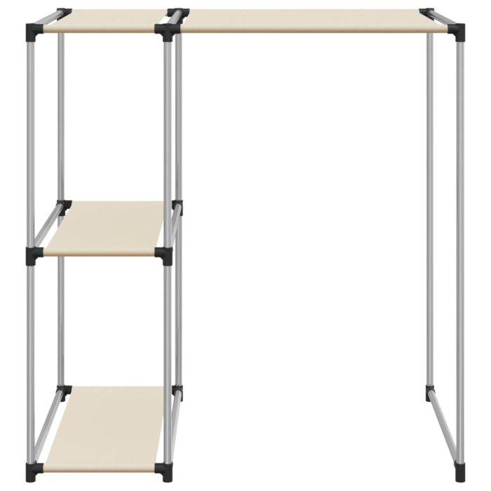 TrendyXL Opbergrek voor boven wasmachine 87x55x90,5cm ijzer crèmekleurig