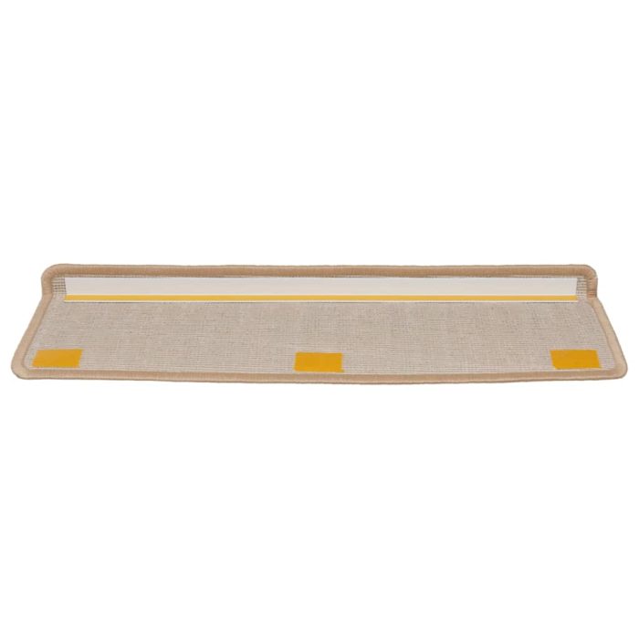 TrendyXL Trapmatten 15 st 65x21x4 cm goudkleurig