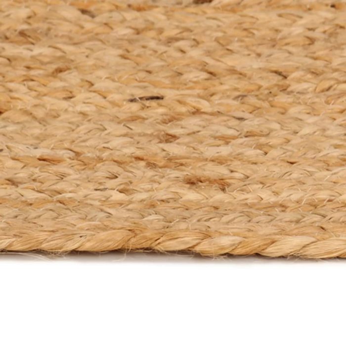 TrendyXL Tapijt rond 210 cm gevlochten jute