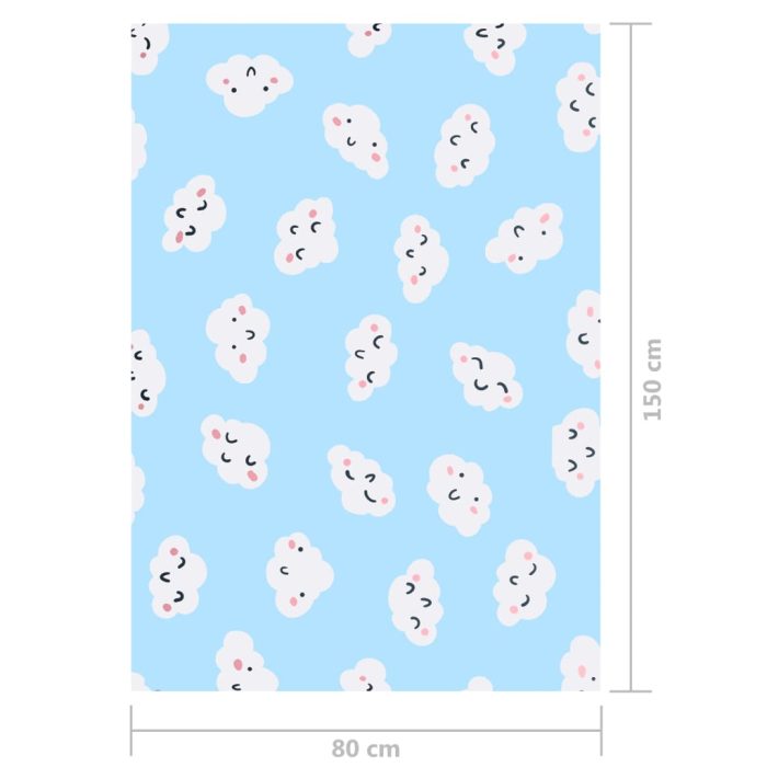 TrendyXL Vloerkleed met print 80x150 cm stof meerkleurig