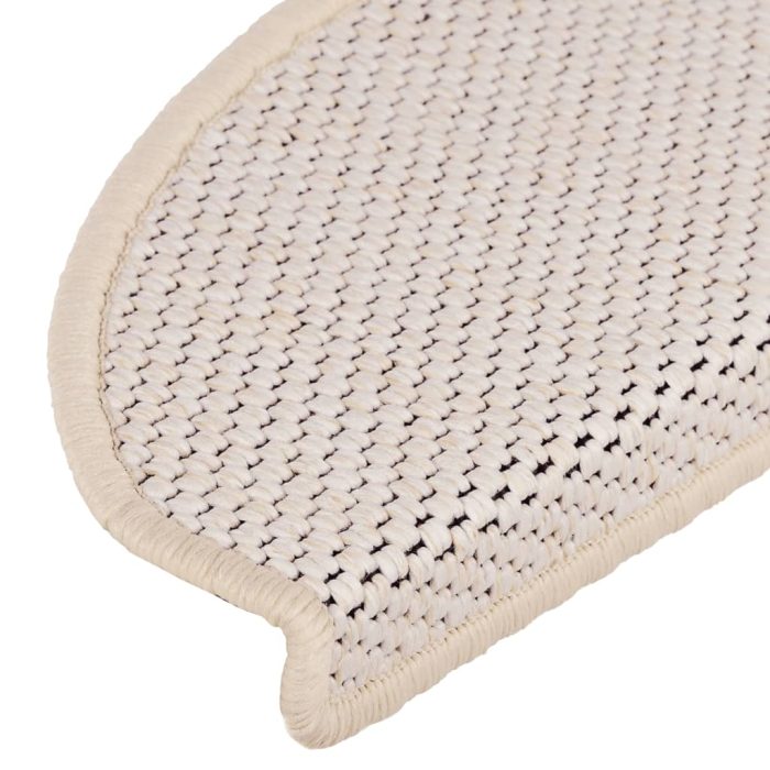 TrendyXL Trapmatten zelfklevend 15 st sisal-look 65x21x4 cm berber