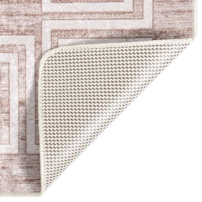 TrendyXL Vloerkleed wasbaar anti-slip 120x180 cm beige