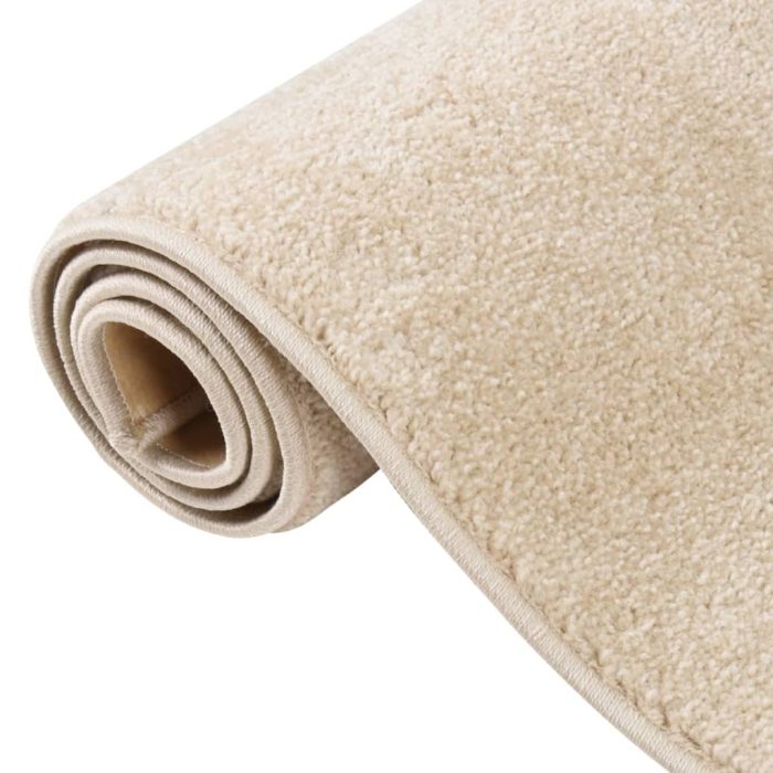 TrendyXL Vloerkleed kortpolig 140x200 cm beige