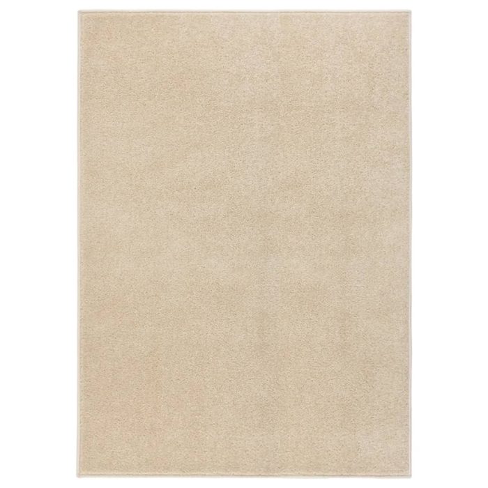 TrendyXL Vloerkleed kortpolig 140x200 cm beige