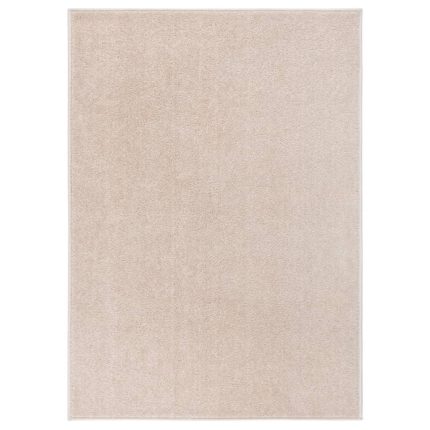 TrendyXL Vloerkleed kortpolig 120x170 cm donkerbeige