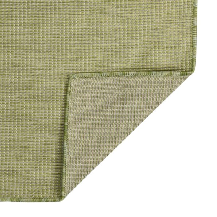 TrendyXL Buitenkleed platgeweven 100x200 cm groen