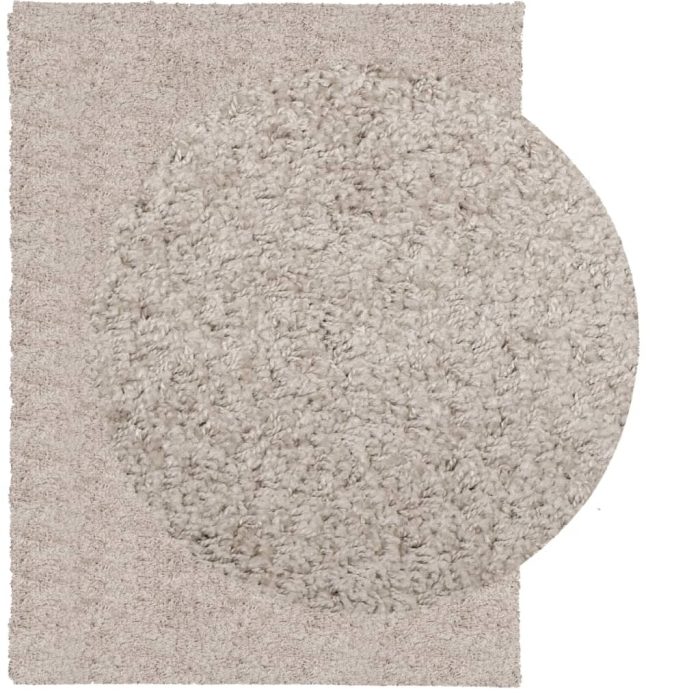 TrendyXL Vloerkleed PAMPLONA shaggy hoogpolig modern 300x400 cm beige