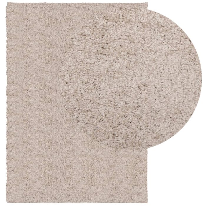 TrendyXL Vloerkleed PAMPLONA shaggy hoogpolig modern 160x230 cm beige