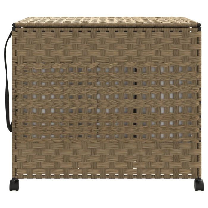 TrendyXL Wasmand op wielen 66x35x60 cm rattan