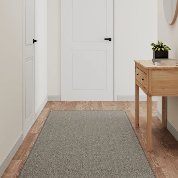 TrendyXL Tapijtloper 80x150 cm sisal-look zilverkleurig