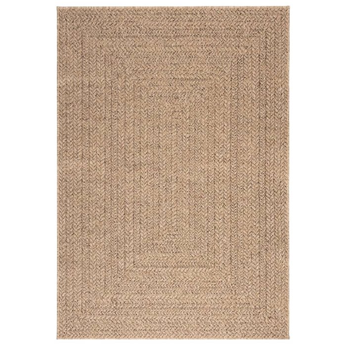 TrendyXL Vloerkleed ZIZUR binnen en buiten 120x170 cm jute look