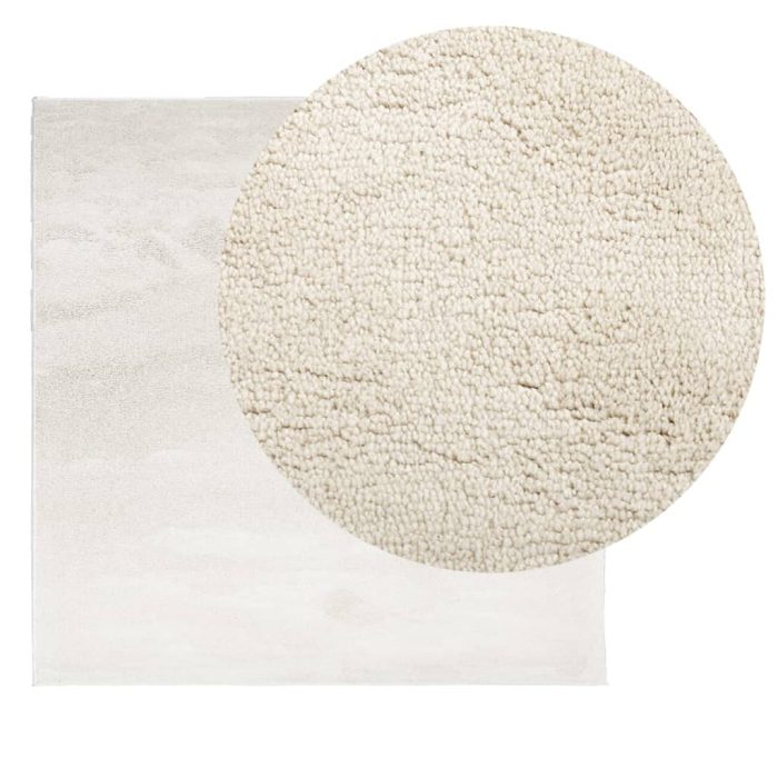 TrendyXL Vloerkleed OVIEDO laagpolig 200x200 cm beige