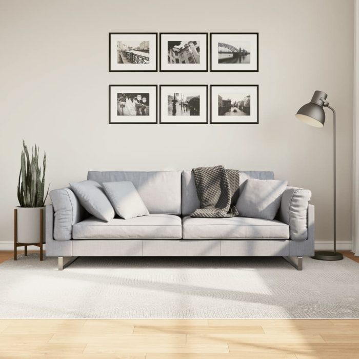 TrendyXL Vloerkleed IZA laagpolig Scandinavisch 160x230 cm crèmekleurig