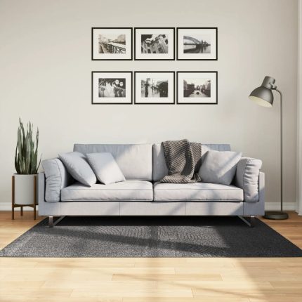 TrendyXL Vloerkleed IZA laagpolig Scandinavisch 120x170 cm antraciet