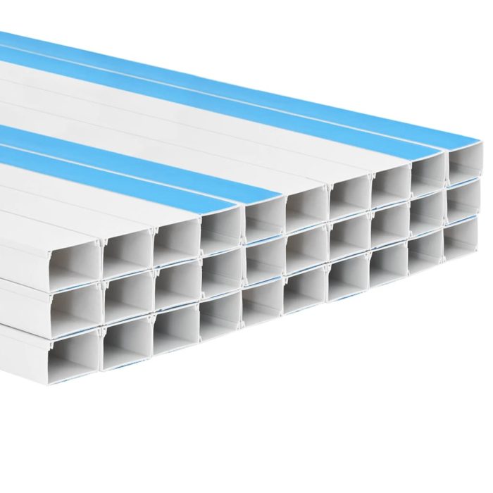 TrendyXL Kabelgoot zelfklevend 60x60 mm 30 m PVC