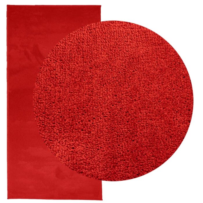 TrendyXL Vloerkleed OVIEDO laagpolig 100x200 cm rood