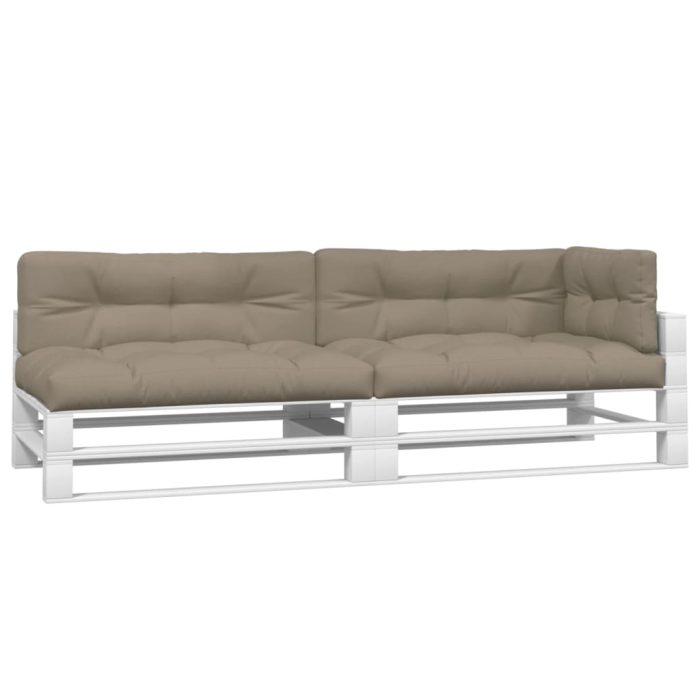 TrendyXL Palletkussens 5 st stof taupe