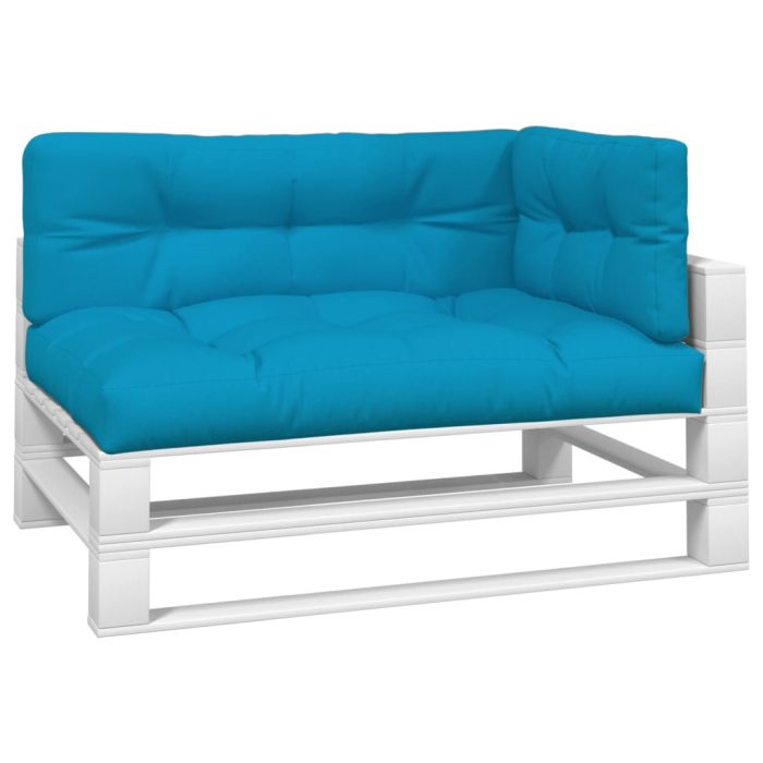 TrendyXL Palletkussens 3 st stof blauw