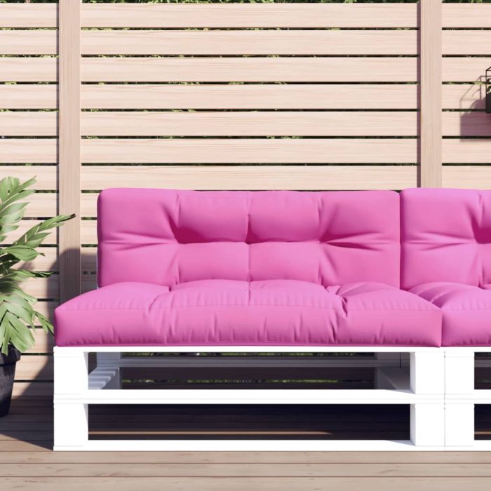 TrendyXL Palletkussens 2 st stof roze