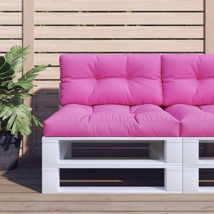 TrendyXL Palletkussen 80x40x12 cm stof roze