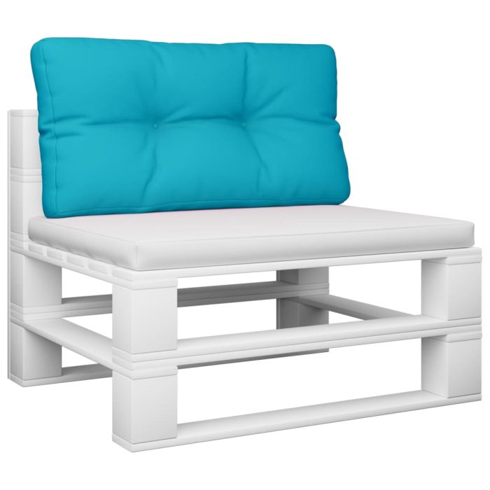 TrendyXL Palletkussen 70x40x12 cm stof turquoise