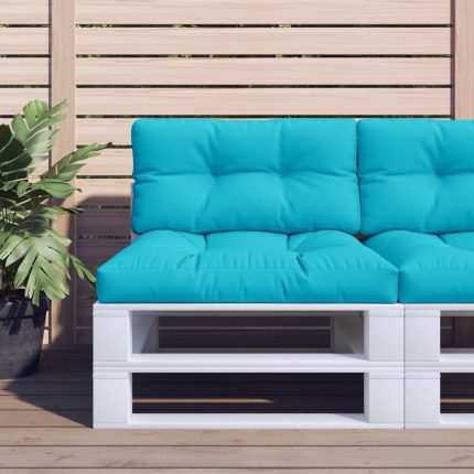 TrendyXL Palletkussen 70x40x12 cm stof turquoise