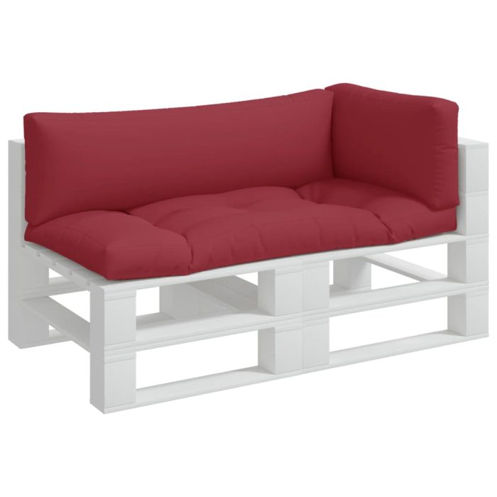 TrendyXL Palletkussens 3 st stof rood