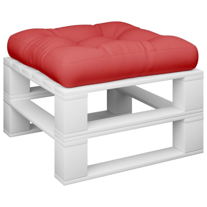 TrendyXL Palletkussen 58x58x10 cm stof rood