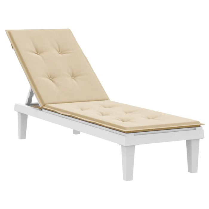 TrendyXL Terrasstoelkussen (75+105)x50x4 cm beige