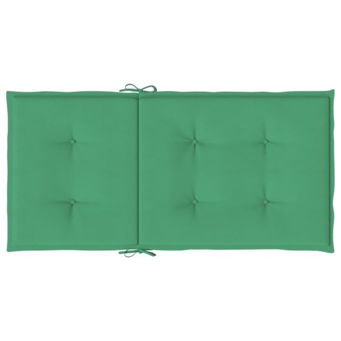 TrendyXL Tuinstoelkussens 6 st 100x50x3 cm oxford stof groen