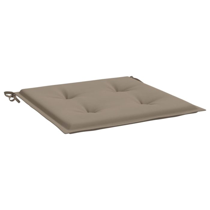 TrendyXL Tuinstoelkussens 6 st 40x40x3 cm oxford stof taupe