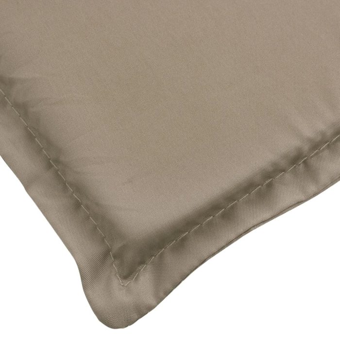 TrendyXL Terrasstoelkussen (75+105)x50x4 cm taupe